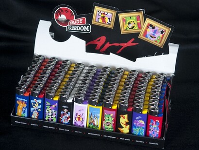 Enjoy freedom. Tobacco's, Art Collection serie 10 accendini, 2009