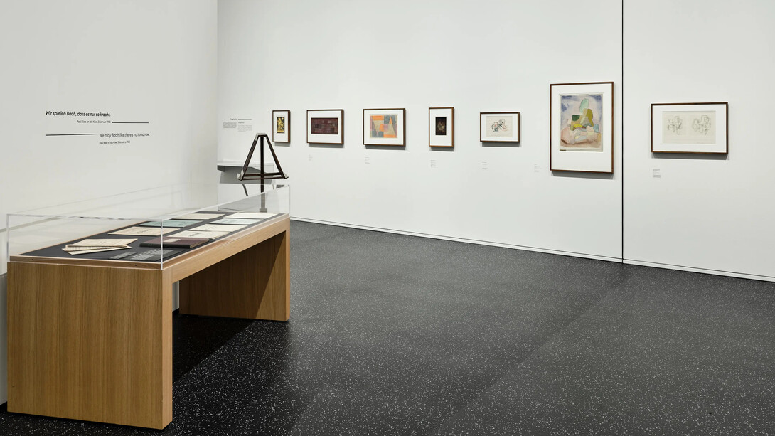 Fokus. Klee in musica, vista della mostra. Per gentile concessione del Zentrum Paul Klee