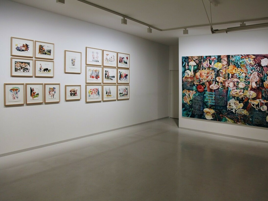 Nikita Shalenny, The Most Delicious American Mushrooms, Exhibition view. Courtesy of Sabsay