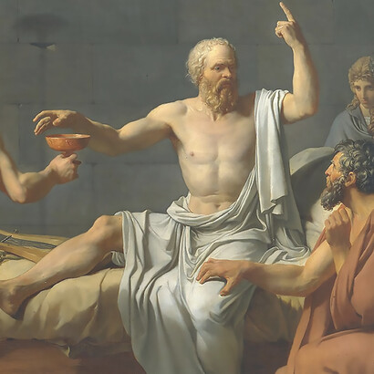 The Death of Socrates, Jacques-Louis David 