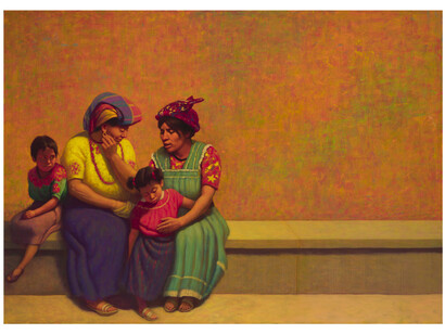 Elias Rivera, Untitled, 2008, oil on canvas, 60x84 inches. Courtesy of LewAllen Galleries