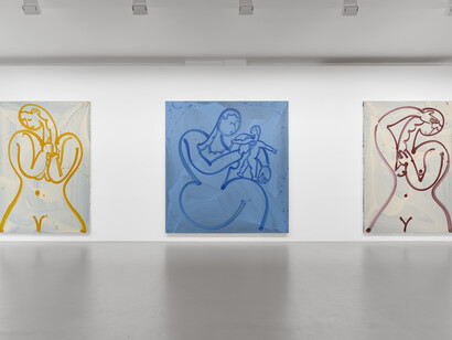 Grace Weaver, Mothers, ausstellungsansicht. Mit freundlicher genehmigung der Galerie Max Hetzler