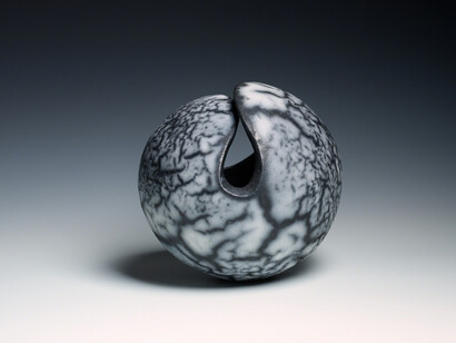 Katie Yang, Serendipity, Raku. Courtesy of Denise Bibro Fine Art