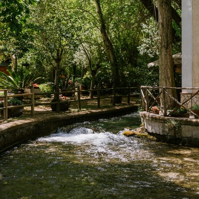 Il parco del Grassano, Telese, Benvento, Italia
