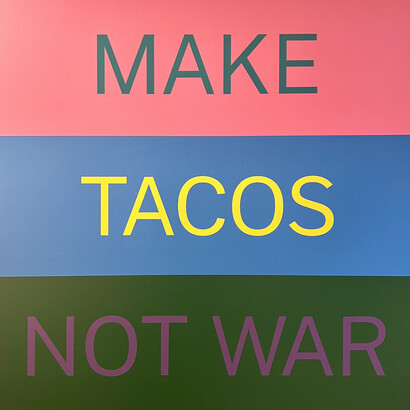 Alejandro Diaz, Untitled, 2019, Acrylic paint on canvas, 36 x 38 in, 91.44 x 96.52 cm