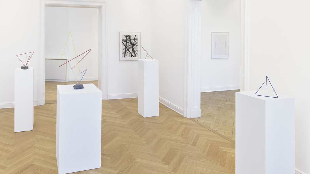 Norbert Kricke and Dieter Krieg, exhibition view. Courtesy of Galerie Friese. Photo by Eric Tschernow