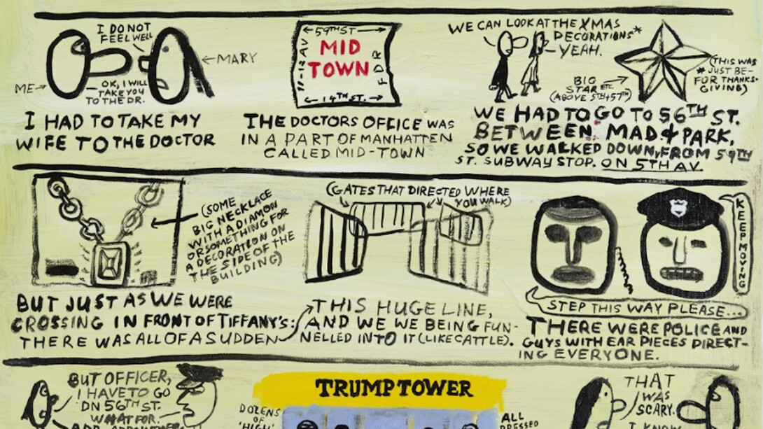 Jim Torok, I Went to Midtown, 2016. Courtesy of Pierogi