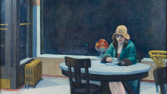 Edward Hopper, Automat (detalle), 1927