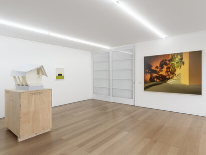 Verschiedene künstler, Breaking the walls, dino appears, ausstellungsansicht. Mit freundlicher genehmigung der Galerie Rüdiger Schöttle