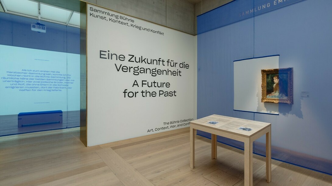 Eine zukunft für die vergangenheit, ausstellungsansicht. Mit freundlicher genehmigung des Kunsthaus Zürich