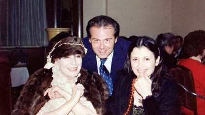 Flavio Trevisan con Valentina Cortese e Carla Fracci