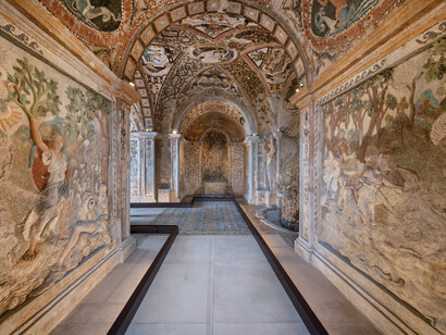 Gruta de Diana, vista de exhibición. Cortesía de Villa d’Este
