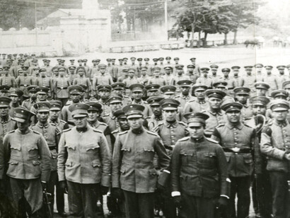 Implicados en el intento fallido de revolución en Chile.  Concepción 10.07.1930, Chile