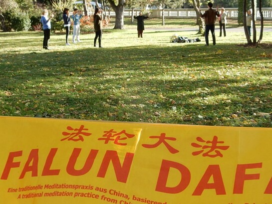 Il Falun Gong è una pratica spirituale cinese che unisce meditazione, esercizi lenti e principi morali come Verità, Compassione e Tolleranza