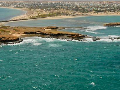 The rugged coastline of Somaliland, where the sands of time meet the waves of change in a region on the brink of transformation