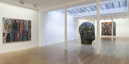 Jim Dine, Exhibition view. Courtesy of galerie Templon
