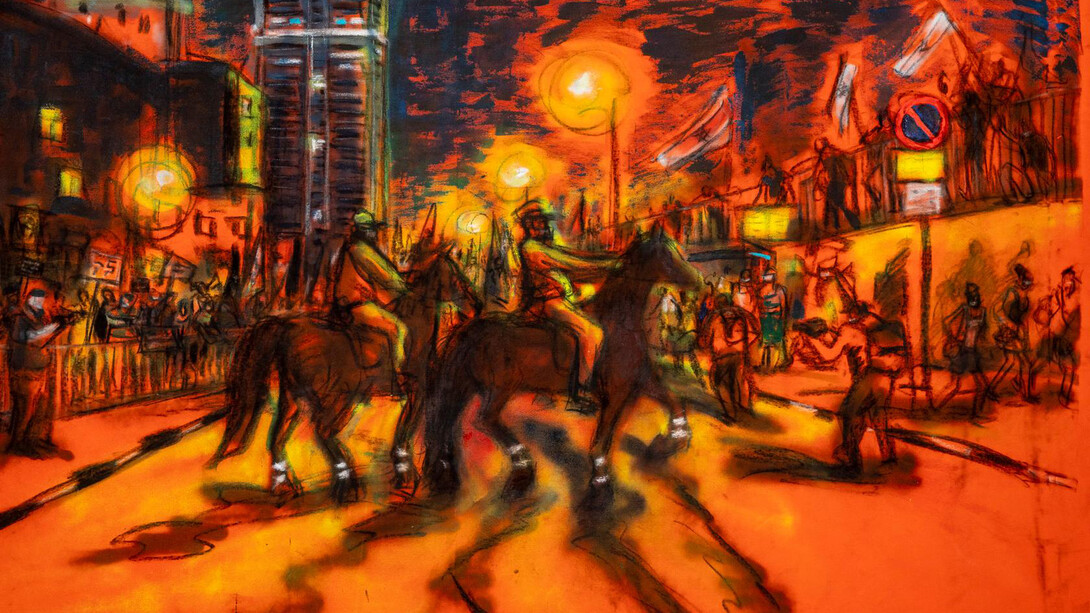 Olga Kundina, Demonstration, 2020. Courtesy of Tel Aviv Museum of Art