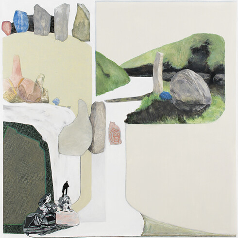 Jo Baer, Royal Families (Curves, Points and Little Ones), Courtesy Galerie Barbara Thumm, Copyright The Artist