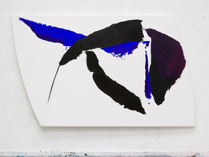 Trevor Bell, Windover 8, 2013, acrylic on canvas, 150 x 250 cm