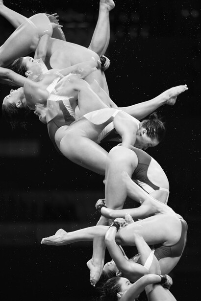 John Huet, Jeux Olympiques Tokyo 2020, Plongeon, haut vol 10m Femmes - Qualifications, Nikita Hains (AUS). Per gentile concessione di Photo Elysée
