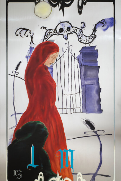 Mouna Rebeiz's tarot for the Soothsayer exhibit