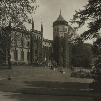 Knud Lonberg-Holm. Donner Schloss, Altona, Germany, ca. 1922, Vintage gelatin silver print