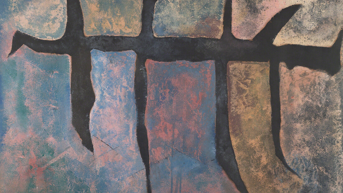 Theodoros Stamos, Migration, 1948. Courtesy of Hollis Taggart Galleries