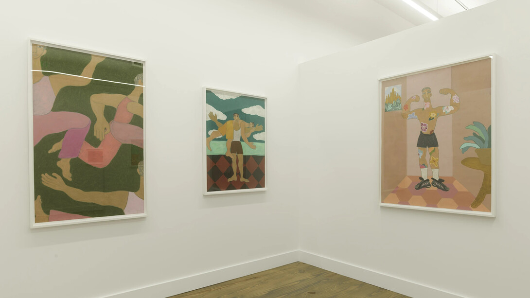 Angelo Vasta, To hold myself, exhibition view. Courtesy of Rebecca Camacho Gallery