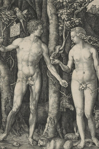 Adam and Eve. Courtesy of Harvard Art Museums