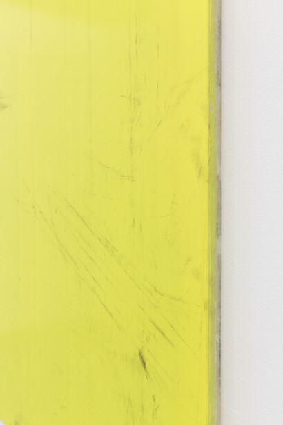Untitled (In), 2015 Damian Taylor 160 x 120cm
Pigmented epoxy resin, glass fibre, honeycomb aluminium