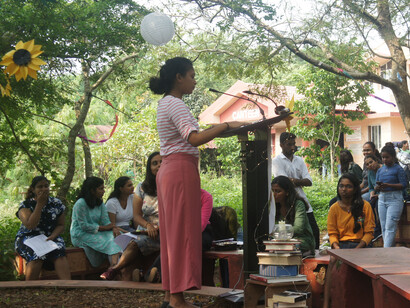 Poesía Pura, un evento de poesía en la Universidad de Goa 2023, India