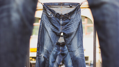 It takes around 7,500 litres of water to make just one single pair of jeans