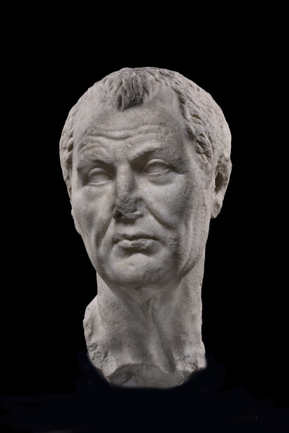 Retrato de un hombre maduro llamado Lepidus, siglo I a.C., Luni, Museo Arqueológico Nacional. Foto Carlo Vannini