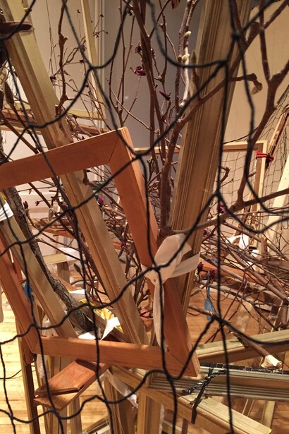 Shaqayeq Arabi, Study of an upturned ziggurat. Courtesy of the artist.