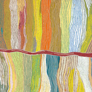 Maggie Napangardi Watson, Wititji (Hair string) (detail), 1997. Courtesy of Denver Art Museum