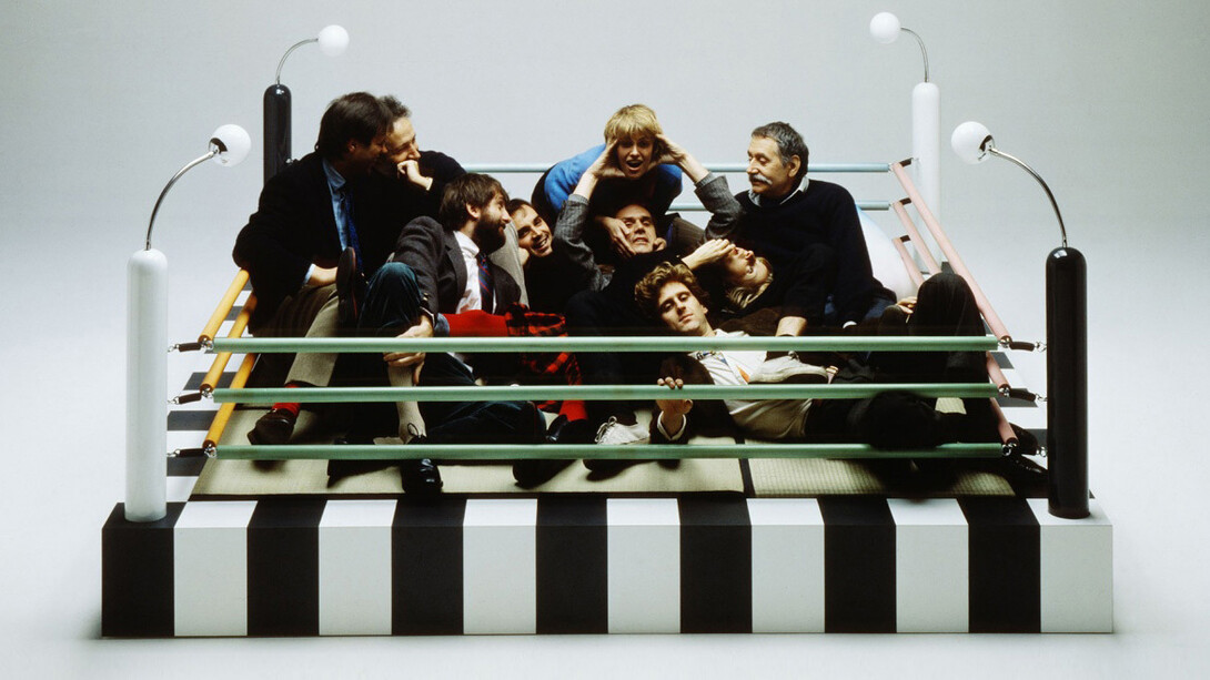 Memphis, Tawayara boxing ring conçu par Masanori Umeda, 1981. Avec l'aimable autorisation des Arts Décoratifs