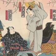 Toyokuni III/Kunisada, Szene aus Aoto Banashi, 1847 - 1852. Mit freundlicher Genehmigung der Bundeskunsthalle