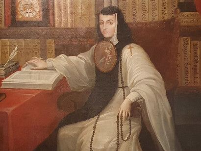 Miguel Cabrera (1750), Sor Juana Inés de la Cruz, Museo Nacional de Historia, Mexico.

Sor Juana, solo concebía el amor si era capaz de adaptarse a las circunstancias, analizando su complejidad y los sentimientos que comprometía