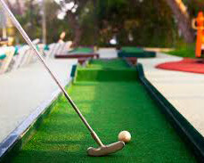 Mini Golf at the IMA. Courtesy of IMA 