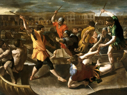Naumaquia romana de Giovanni Lanfranco