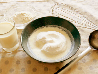 Farina e latte di soia