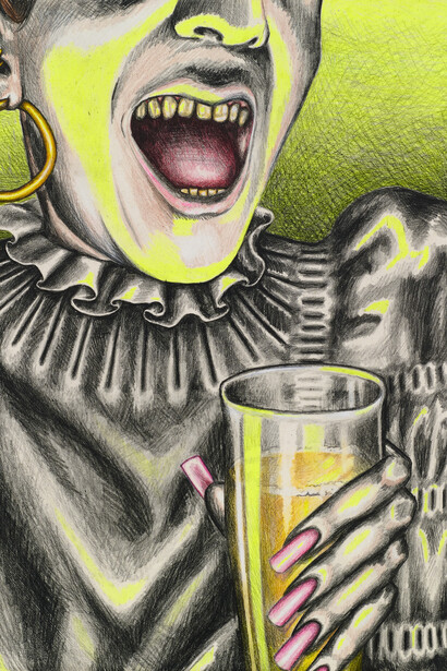 Samantha Rosenwald, Mona Lisa’s smile, 2023. Courtesy of The Hole