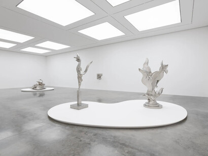 Richard Hunt, Metamorphosis. A retrospective, exhibition view. Courtesy of White Cube Gallery