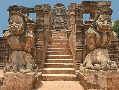 The Sun Temple at Konark, located in Odisha, India, is a magnificent architectural masterpiece that stands as a symbol of India's rich cultural and religious heritage. Dedicated to Surya, the Sun God, this 13th-century temple is renowned for its awe-inspiring structure, India