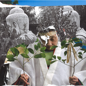 Christopher Doyle, The Whole Shebang, 2015, collage, 21 x 29.4 cm (8 ¼ x 11 ½ in)