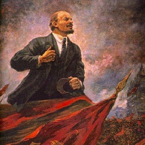 «Lenin en la tribuna» (1930), A. Gerasimov