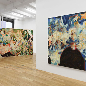 Nina Kintsurashvili, I met a traveller, exhibition view. Courtesy of Polina Berlin Gallery