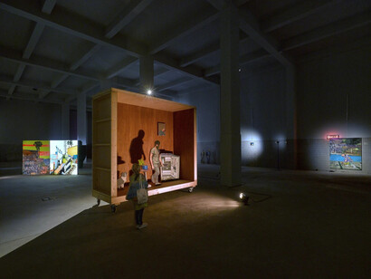 Marius Bercea, New tenant. Sunshine noir, exhibition view. Courtesy of Jecza Gallery 