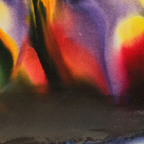 Between Tachisme and Abstract Expressionism. Courtesy of Hollis Taggart Galleries