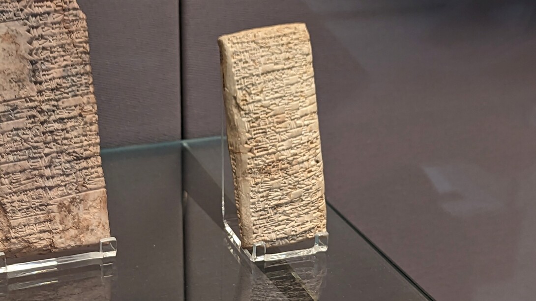 Tavoletta di reclamo di Ea-nasir, in mostra al British Museum, Londra, UK